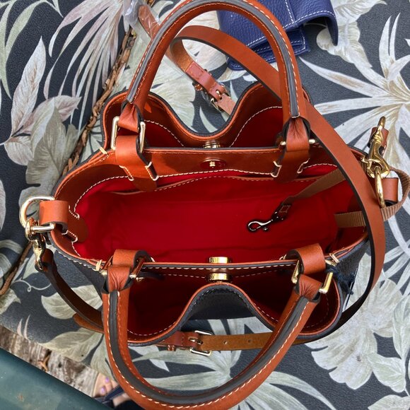 Dooney + Bourke Pebble Leather Mini Barlow Satchel - Picture 3 of 5